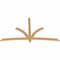 Ekena Millwork Davenport Timber Gable Bracket, Western Red Cedar, 84"W x 49"H x 1 1/2"D x 3 1/2"F, 14/12 Pitch GBW084X49X0204DAV00SWR - alternate 4